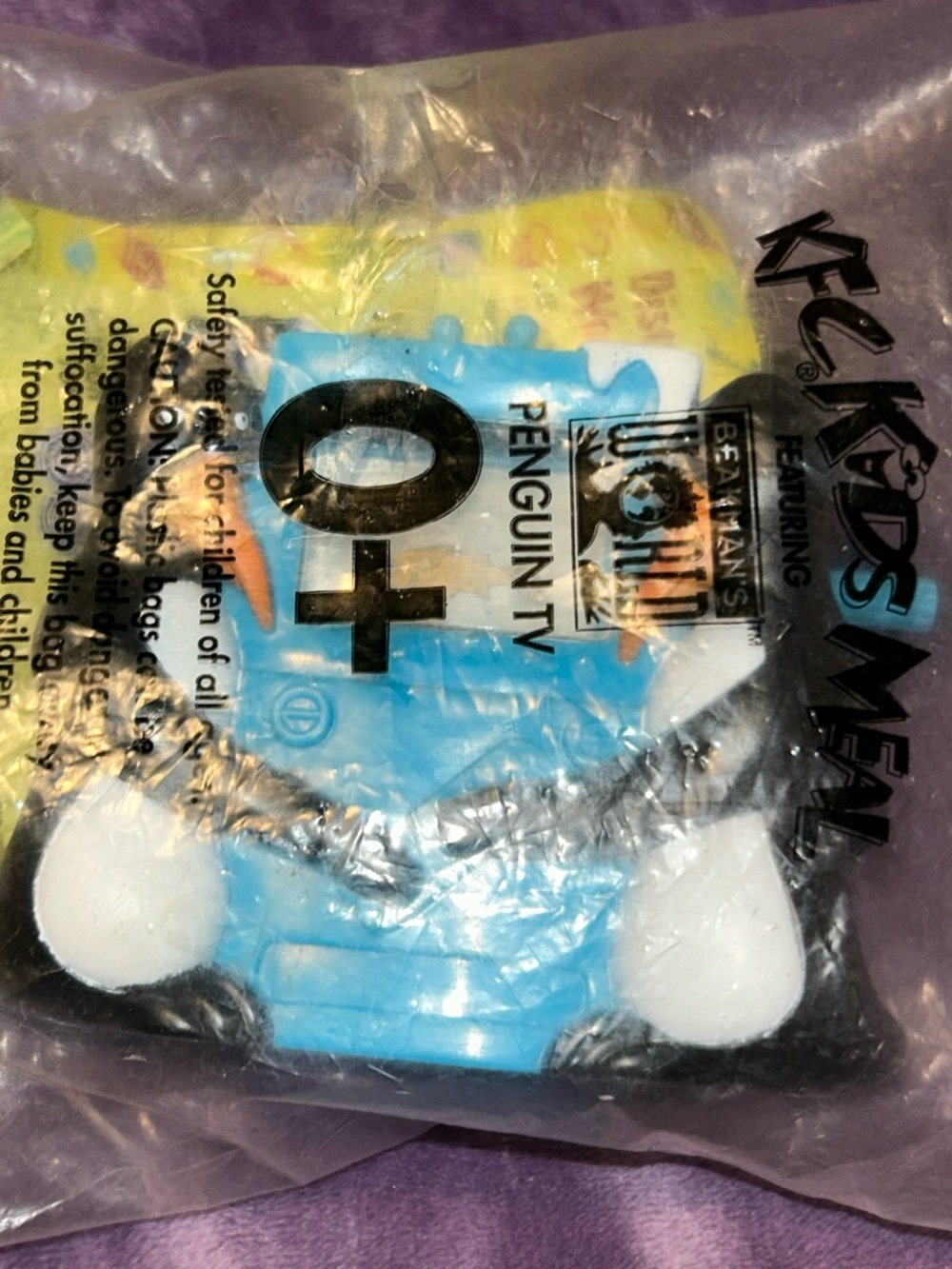 1997 KFC Kentucky Fried Chicken Beakman’s World Penguin TV Kids Meal Toy